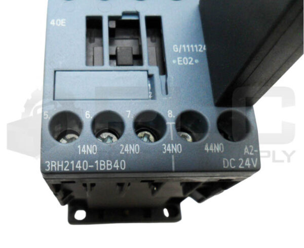 SIEMENS 3RH2140-1BB40 CONTACTOR 50/60HZ 24VDC W/ 3RT2916-1CB00 SURGE SUPPRESSOR - Image 6