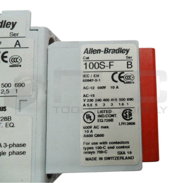 ALLEN BRADLEY 700S-CF530DJC /A SAFETY RELAY W/ 700-CF310Z* /A W/ 100S-F /B - Image 5