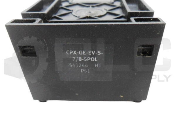 FESTO CPX-GE-EV-S-7/8-5POL INTERLINKING BLOCK 541244 - Image 5