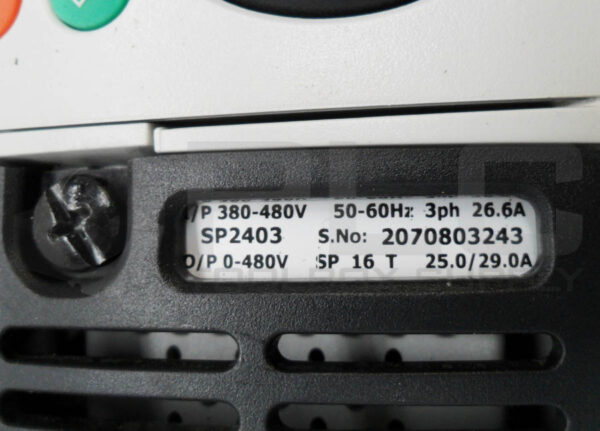 EMERSON CONTROL TECHNIQUES SP2403 UNIDRIVE 380-480V     *UPS RED AVAILABLE* - Image 5