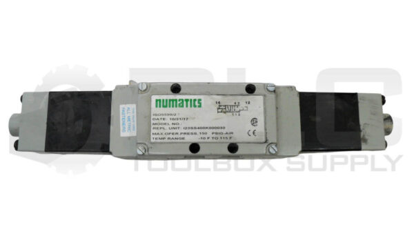NUMATICS I23SS400K000030 PNEUMATIC SOLENOID VALVE 150PSIG W/ (2) 228-899B COIL - Image 2