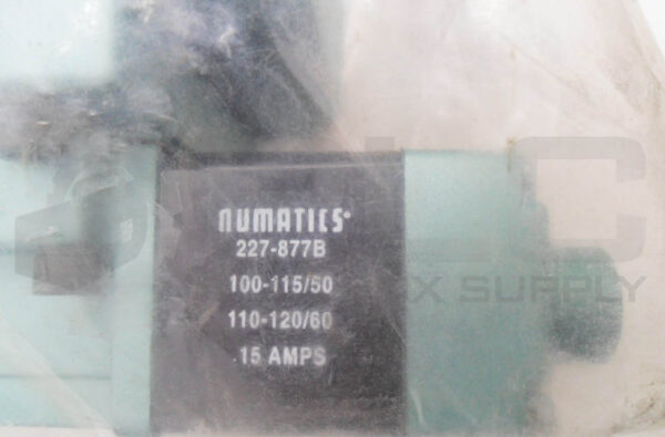 SEALED NEW NUMATICS 33SPA4 /K SOLENOID VALVE 120V 50/60HZ .16A W/ 227-877B COIL - Image 6
