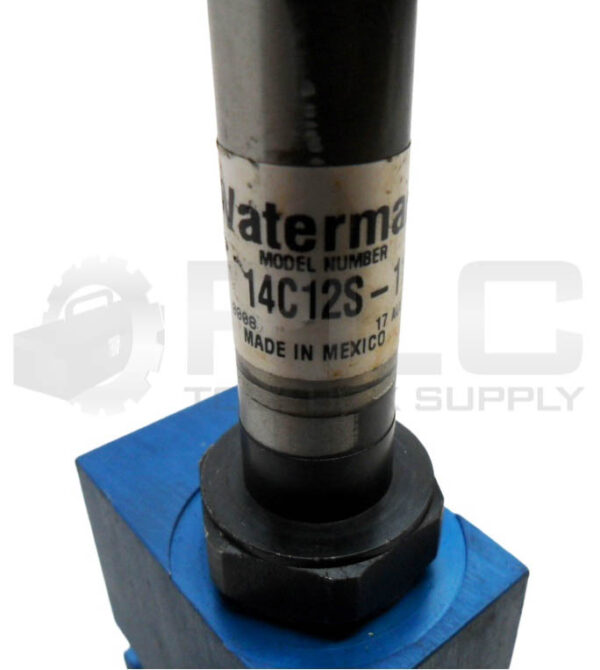 WATERMAN 14C12S-11 CARTRIDGE VALVE W/ 118159-02 MANIFOLD BLOCK - Image 5