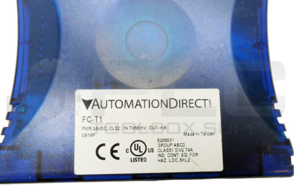 AUTOMATION DIRECT FC-T1 SIGNAL CONDITIONER 24VDC - Image 5