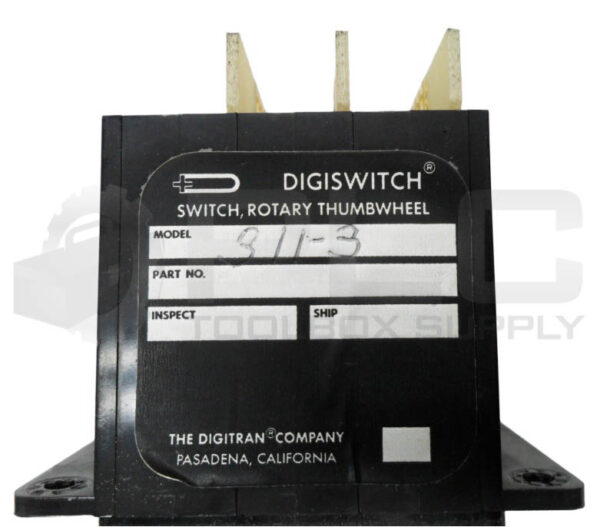 DIGITRAN 311-3 THUMBWHEEL ROTARY SWITCH - Image 5