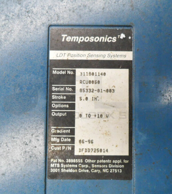 TEMPOSONICS 311001140 RCU0050 LDT POSITION SENSING SYSTEMS 0-10V 5.0" - Image 5