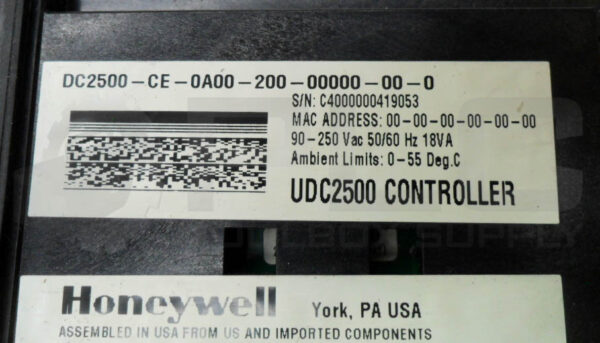 HONEYWELL DC2500-CE-0A00-200-00000-00-0 CONTROLLER 90-250VAC 50/60HZ UDC2500 - Image 5