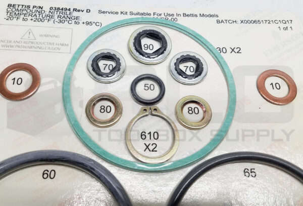 SEALED NEW BETTIS 038494 SERVICE KIT FOR CR420/SR-00 - Image 2