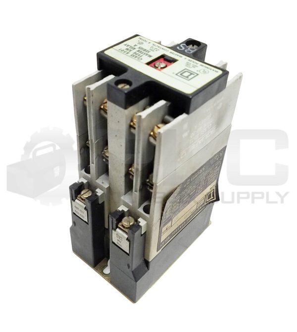 SQUARE D 8501-XMO40 /A CONTROL RELAY 120V/60Hz 110V/50Hz w/ 8501 XB-20 RELAY - Image 2