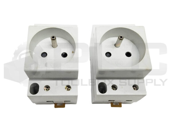 LOT OF 2 MURR ELEKTRONIK 67910 MSVD POWER SOCKET 1PIN 10/16A 250V