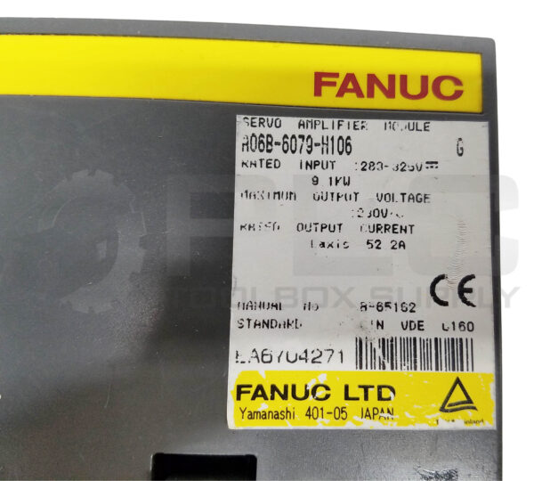FANUC A06B-6079-H106 /G SERVO AMPLIFIER MODULE *READ - Image 5