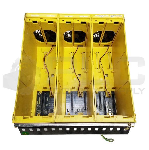 FANUC A02B-0222-B503 6 SLOT CHASIS RACK, A20B-2000-0650/01A