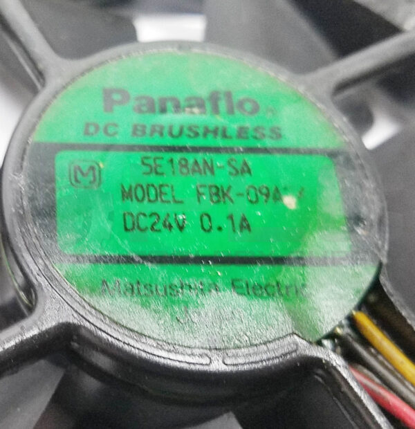 LOT OF 2 MATSUSHITA PANAFLO FBK-09A24M FAN DC24V 0.1A - Image 4