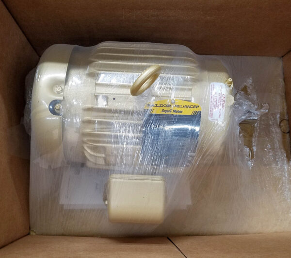 NEW BALDOR EM3587T MOTOR 2HP 3PH 1750RPM FR: 145T, 5C001X095E7
