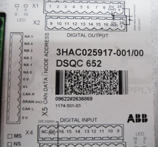 ABB 3HAC025917-001/00 I/O MODULE DSQC652 - Image 5