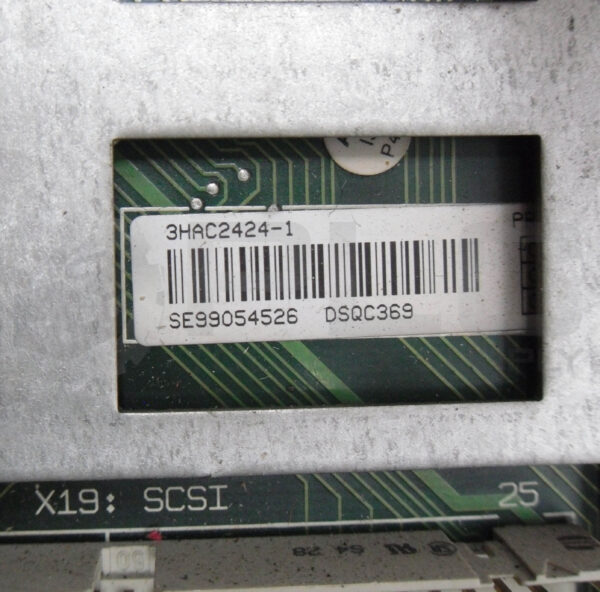 ABB 3HAC2424-1 ROBOT BACKPLANE SLOT RACK DSQC369 - Image 6