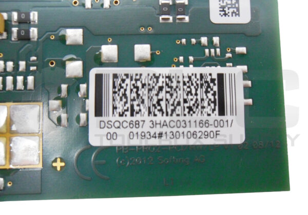 ABB 3HAC031166-001/00 ROBOT CIRCUIT BOARD DSQC687 - Image 6