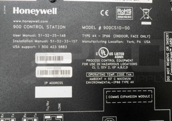 HONEYWELL 900CS10-00 CONTROL STATION 24V 10" - Image 5