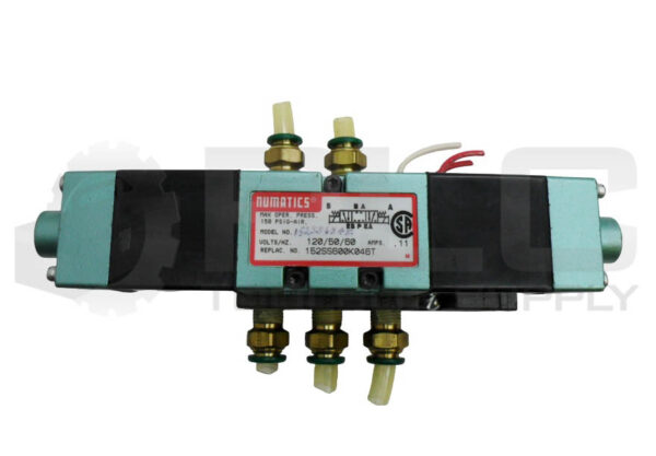 NUMATICS 152SS400K046T SOLENOID VALVE 152SS63AK W/ (2) 228-829B COIL - Image 2