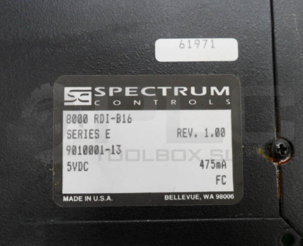 SPECTRUM CONTROLS 8000 RDI-B16 /E INPUT MODULE 12-24V AC/DC 9010001-13 - Image 5