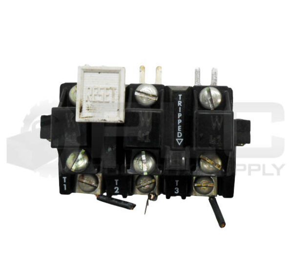 ALLEN BRADLEY 42185-800-01 OVERLOAD RELAY600VAC W/ (3) W41 HEATER ELEMENT - Image 2