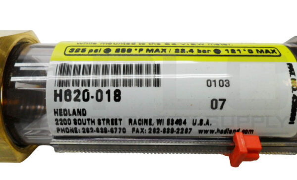 NEW HEDLAND H620-018 EZ-VIEW FLOW METER 325PSI - Image 6
