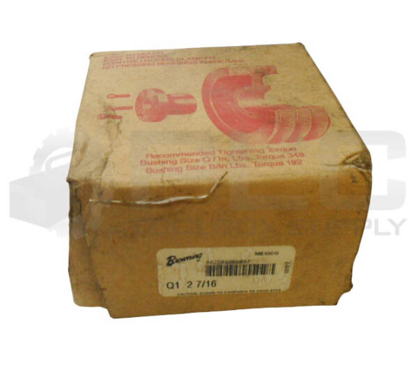 SEALED NEW BROWNING Q1 2 7/16 SPLIT TAPER BUSHING 2-7/16" BORE