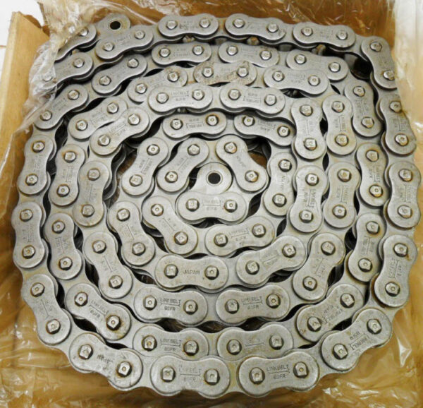 NEW REXNORD R80R10BX LINK-BELT ROLLER CHAIN 10' RC80 RIV *READ* - Image 3