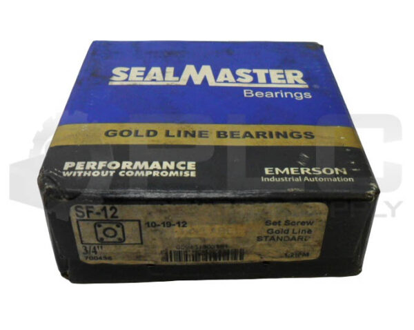 SEALED NEW SEALMASTER SF-12 4 BOLT FLANGE BEARING 3/4" *READ*