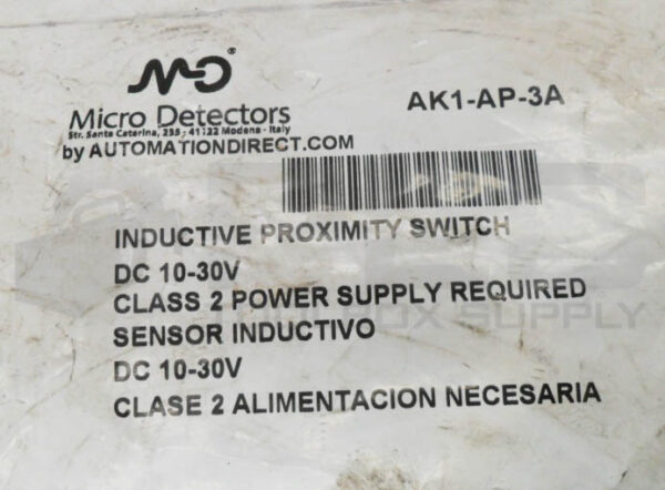 SEALED NEW AUTOMATION DIRECT AK1-AP-3A INDUCTIVE PROXIMITY SWITCH *READ* - Image 3