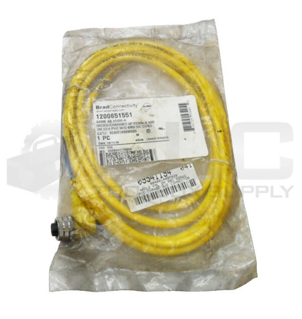 SEALED NEW WOODHEAD 804001A09M020 SINGLE ENDED CORDSET 4P F 2M *READ*