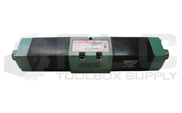NUMATICS 152SS400M000061 PNEUMATIC VALVE 150PSIG 24VDC .25A W/ (2) 225-372B COIL
