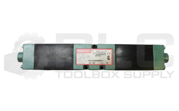 NUMATICS 152SS400M000061 PNEUMATIC VALVE 150PSIG 24VDC .25A W/ (2) 225-372B COIL - Image 2
