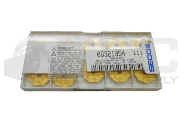 SEALED NEW BOX OF 10 SECO OFER070405TN-M16 CARBIDE INSERTS T25M