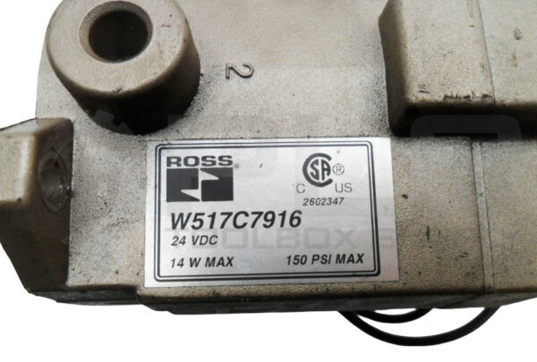 ROSS CONTROLS W517C7916 SOLENOID VALVE 24VDC 150PSI - Image 5