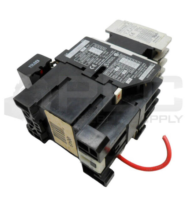 ALLEN BRADLEY 100-A09ND3 /B CONTACTOR W/ 195-FA22 /A W/ 199-FSMA10 /B W/ HA473 - Image 3