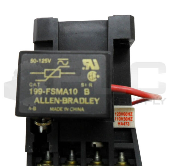 ALLEN BRADLEY 100-A09ND3 /B CONTACTOR W/ 195-FA22 /A W/ 199-FSMA10 /B W/ HA473 - Image 5