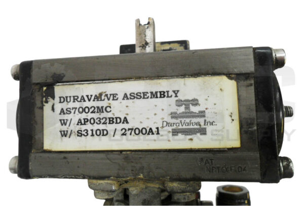 DURAVALVE AS7002MC ACTUATOR AP032BDA S310D 2700A1 - Image 6