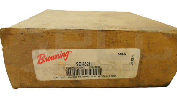 SEALED NEW BROWNING 2BK52H 2 GROOVE SHEAVE *READ* - Image 3