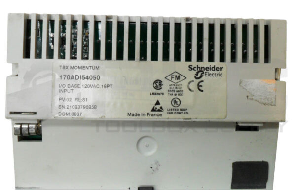 SCHNEIDER ELECTRIC 170ADI54050 I/O BASE 120VAC 16PT - Image 4