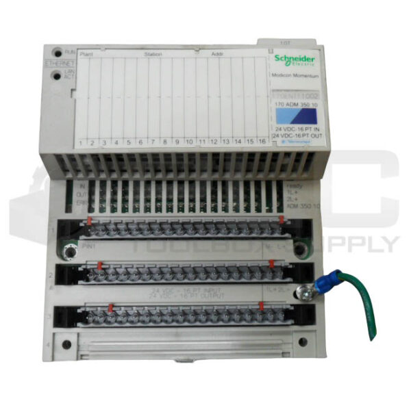 SCHNEIDER ELECTRIC 170ADM35010 I/O BASE W/ 170ENT11002 ETHERNET MODULE - Image 2