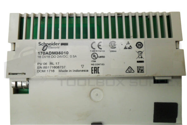SCHNEIDER ELECTRIC 170ADM35010 I/O BASE W/ 170ENT11002 ETHERNET MODULE - Image 4