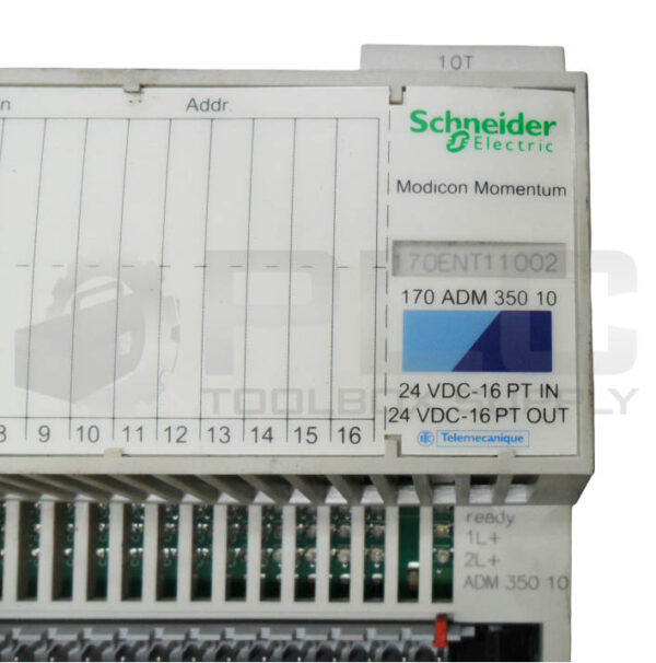 SCHNEIDER ELECTRIC 170ADM35010 I/O BASE W/ 170ENT11002 ETHERNET MODULE - Image 5