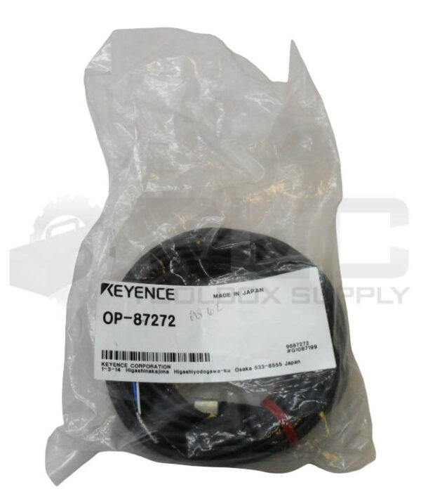 SEALED NEW KEYENCE OP-87272 CONNECTOR CABLE 5M
