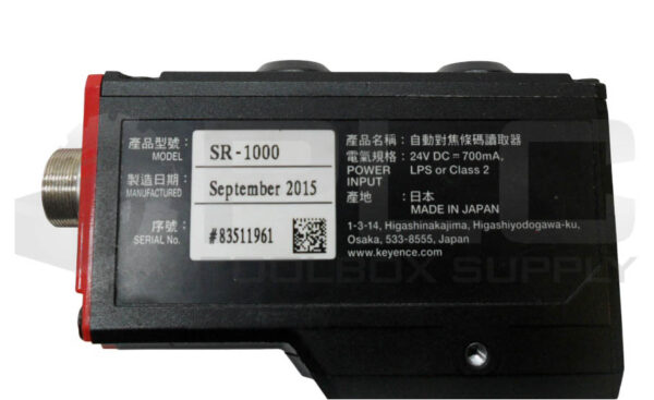 KEYENCE SR-1000 AUTO FOCUS BARCODE READER 24VDC *READ* - Image 5