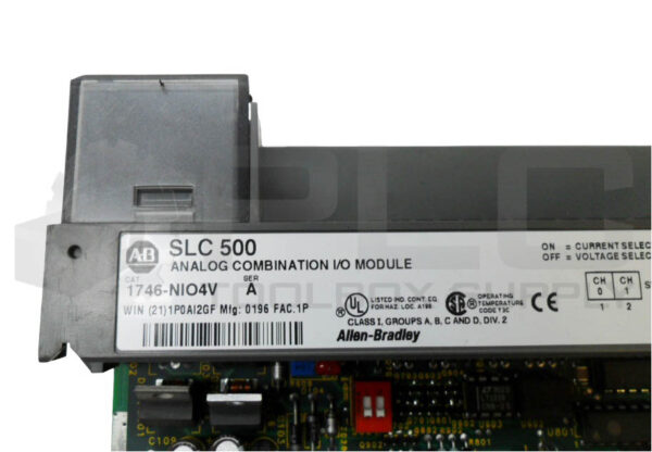 ALLEN BRADLEY 1746-NIO4V /A ANALOG COMBINATION I/O MODULE *READ* - Image 5