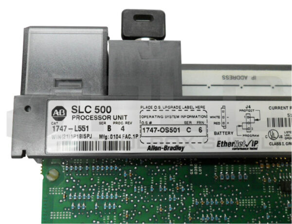 ALLEN BRADLEY 1747-L551 /B PROCESSOR UNIT 5-24VDC 1/0A *READ* - Image 5