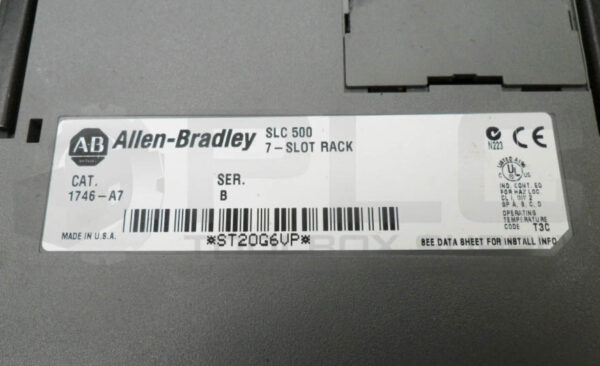 ALLEN BRADLEY 1746-P2 /C POWER SUPPLY W/ 1746-A7 /B 7 SLOT CHASSIS *READ* - Image 8