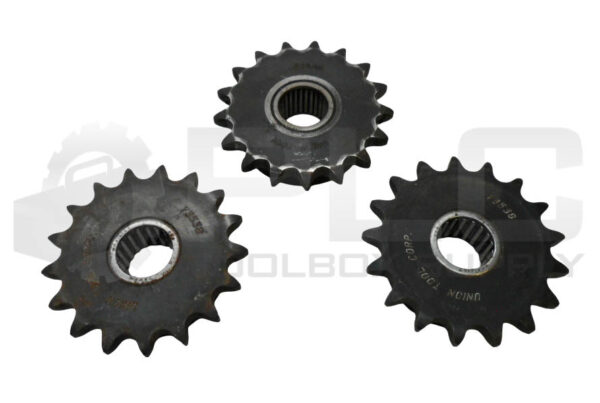 LOT OF 3 UNION TOOL 73538 SPROCKET 17 TEETH 1" BORE