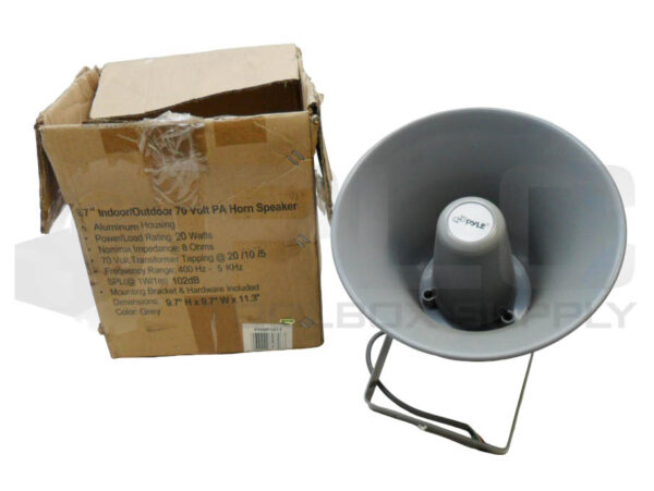 NEW PYLE PHSP101T INDOOR/OUTDOOR HORN SPEAKER 9.7" 80W *READ*
